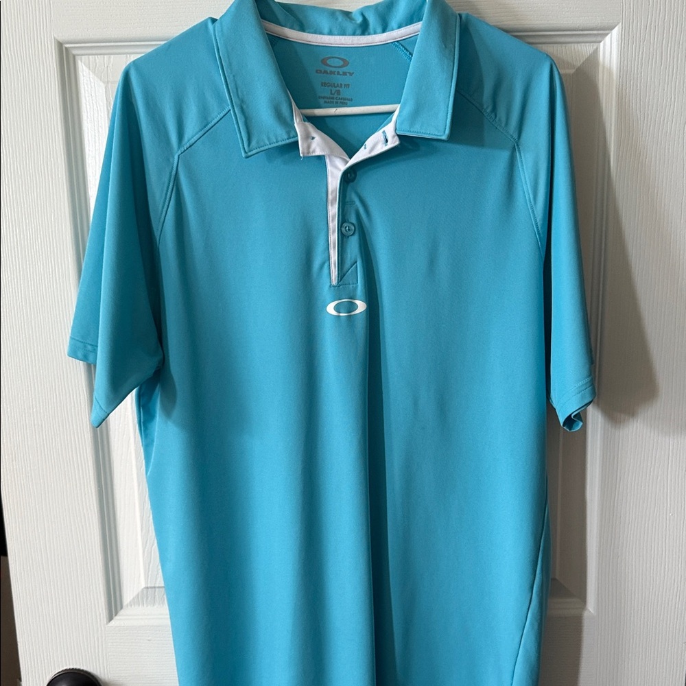 Oakley Men's Aqua Polo Shirt